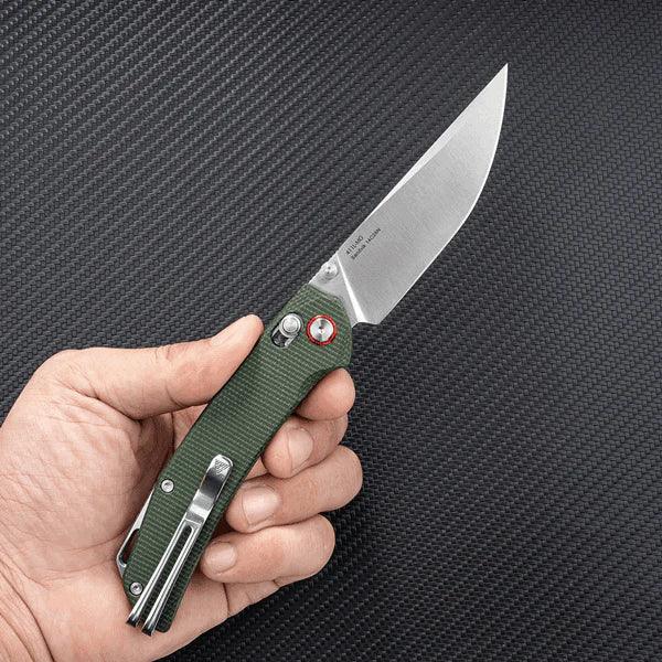 SRM Asika 411L-MG (3.46" 14C28N Blade, Micarta Handle) - Image 3