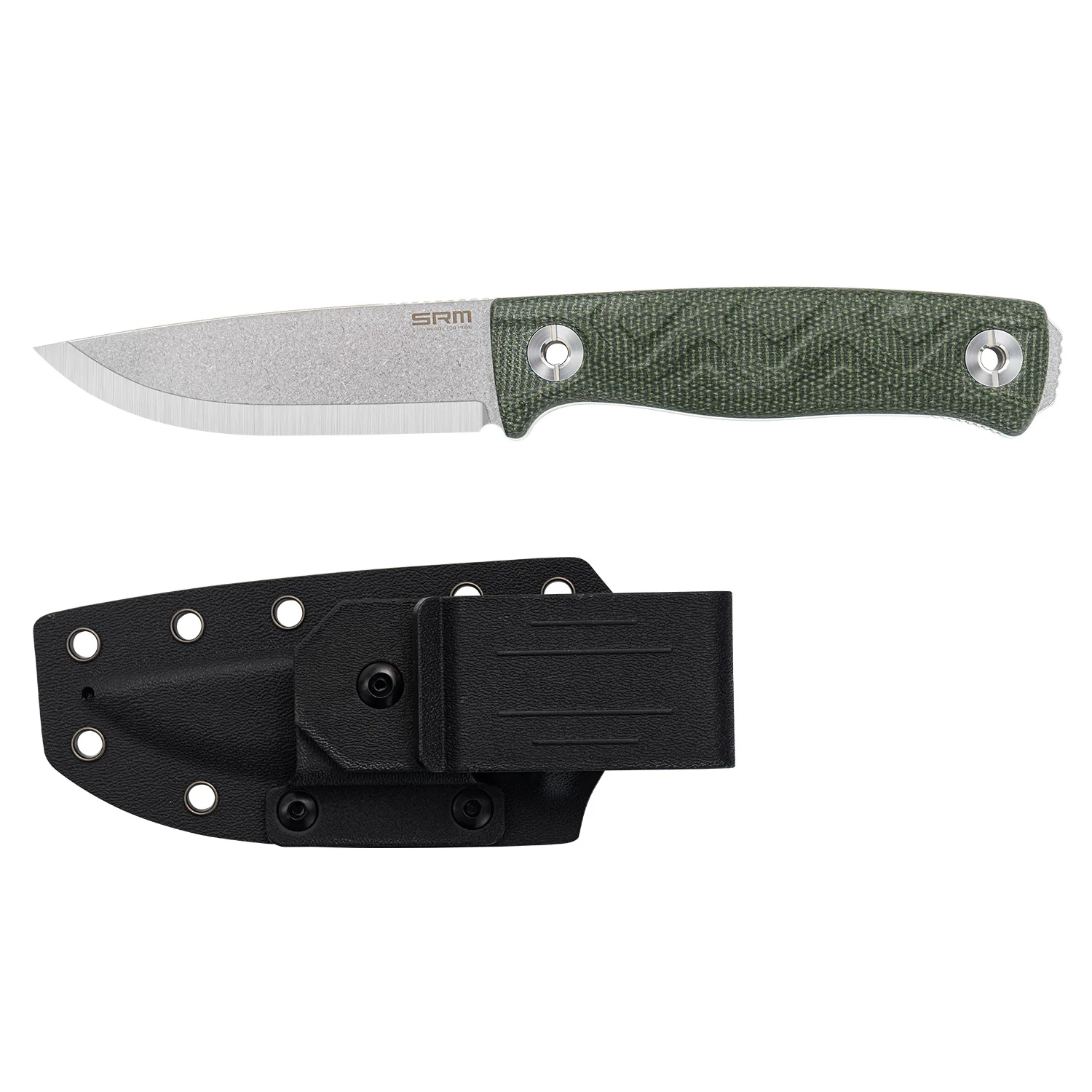 SRM Bushcut 702T-MP (3.89" 14C28N Blade, Micarta Handle) - Image 8