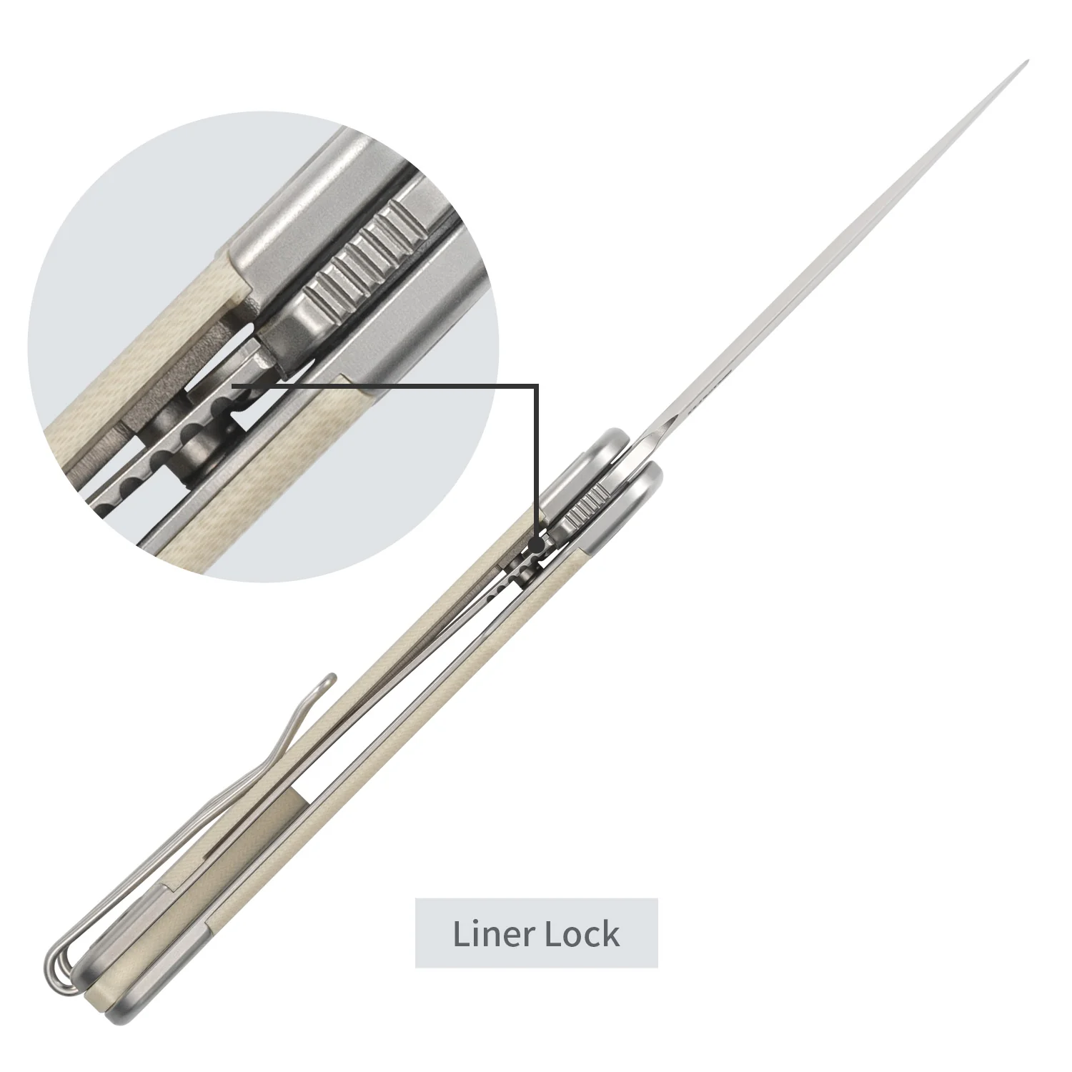 SRM Enso 131M-GT (2.88” 14C28N Blade, G10 Handle) - Image 4