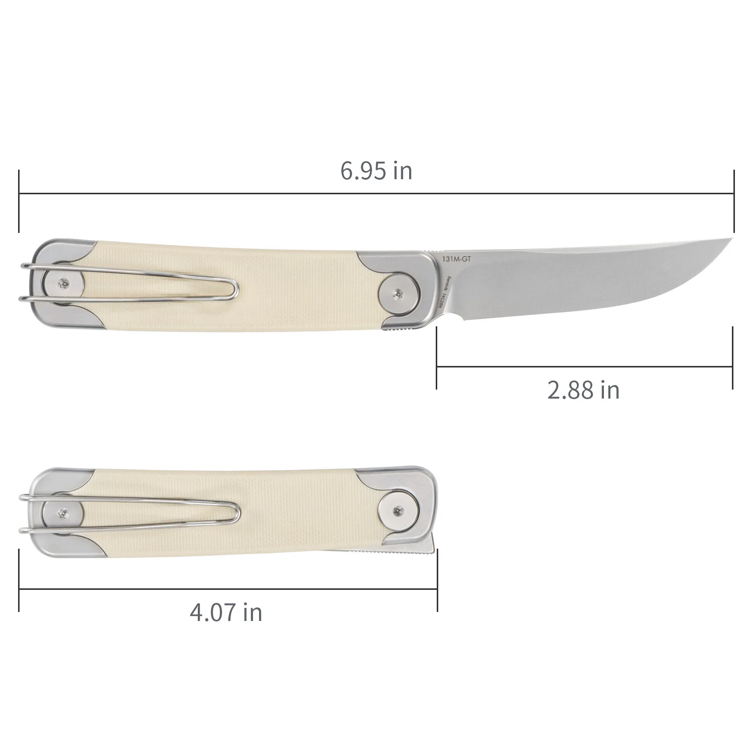SRM Enso 131M-GT (2.88” 14C28N Blade, G10 Handle) - Image 5