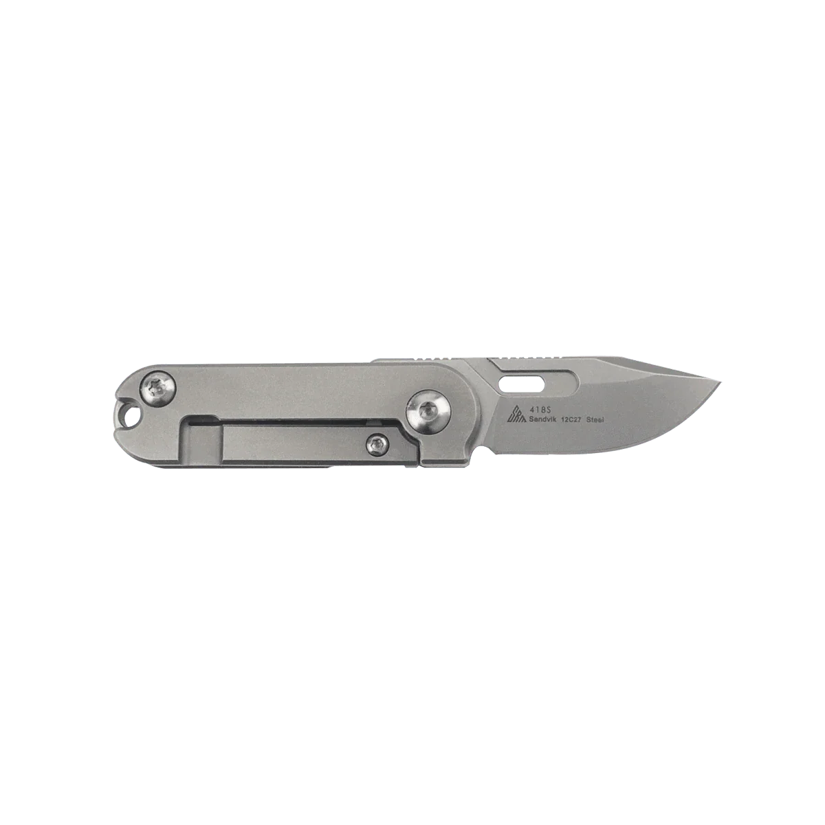 SRM 418S (1.26" 12C27 Blade, TC4 Titanium Handle) - Image 4