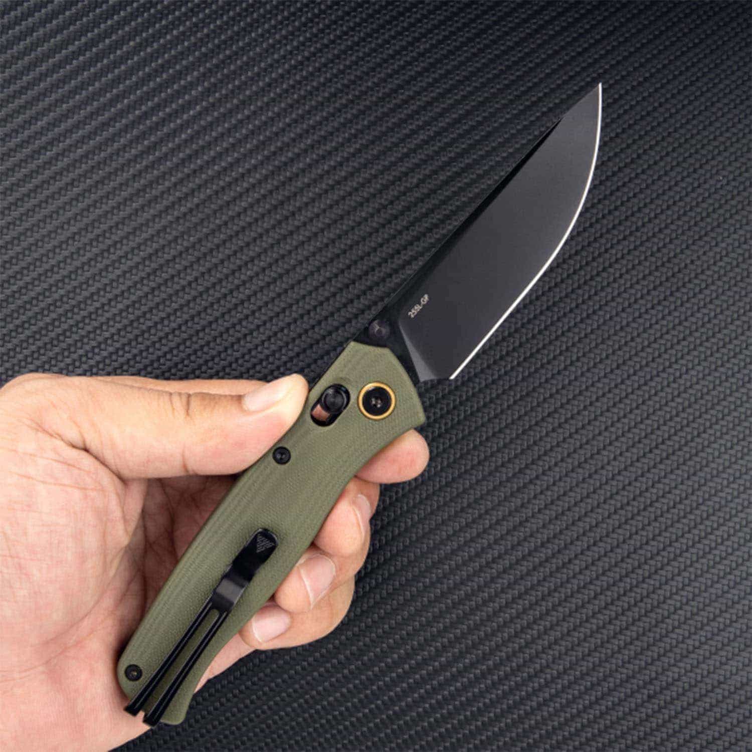 SRM Medal 255L-GP (3.2” 10Cr Blade, G10 Handle) - Image 3