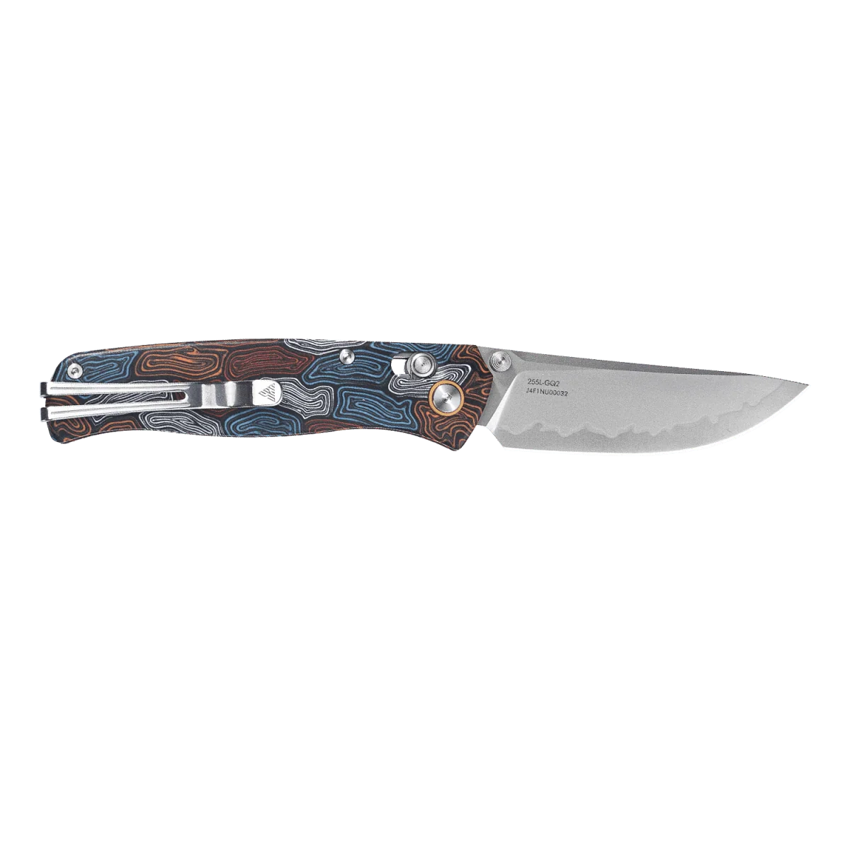 SRM Medal 255L-GQ2 (3.2” Laminated 140Cr Steel Blade, G10 Handle) - Image 4
