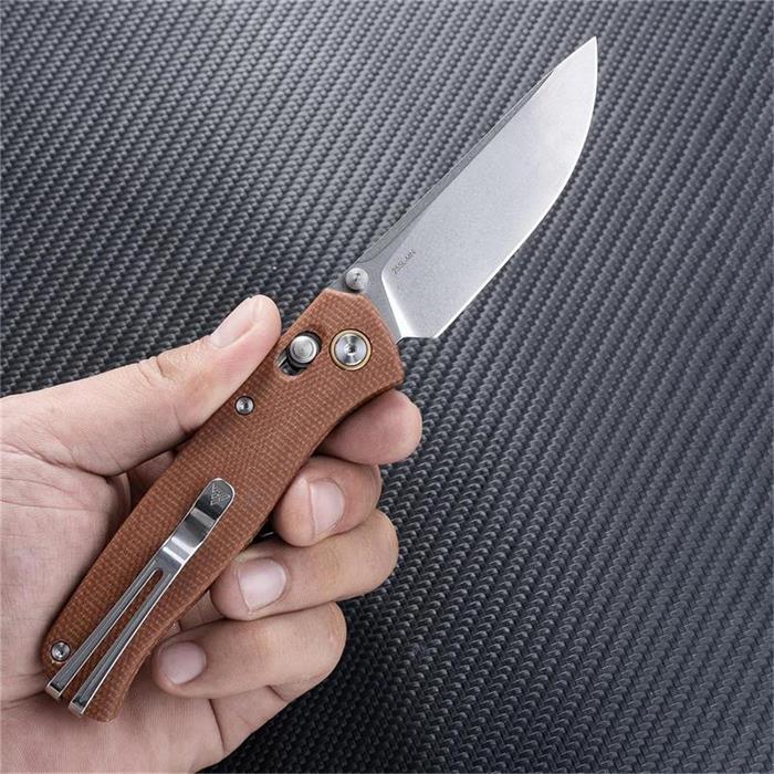 SRM Medal 255L-MN (3.2” 10Cr Blade, Micarta Handle) - Image 3