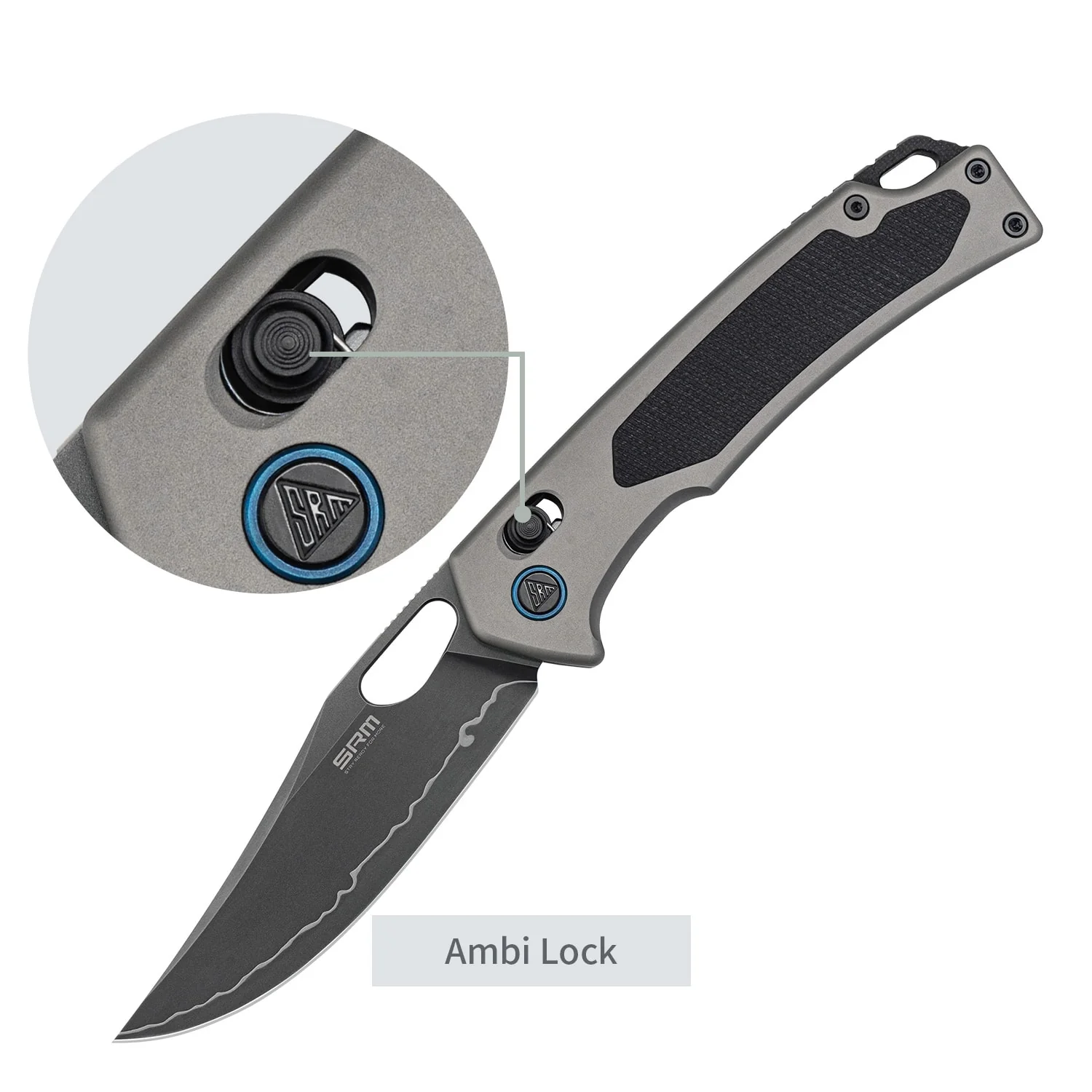 SRM Retriever 9203-AK2 (3.54" Laminated 140Cr Blade, Aluminum Handle) - Image 4
