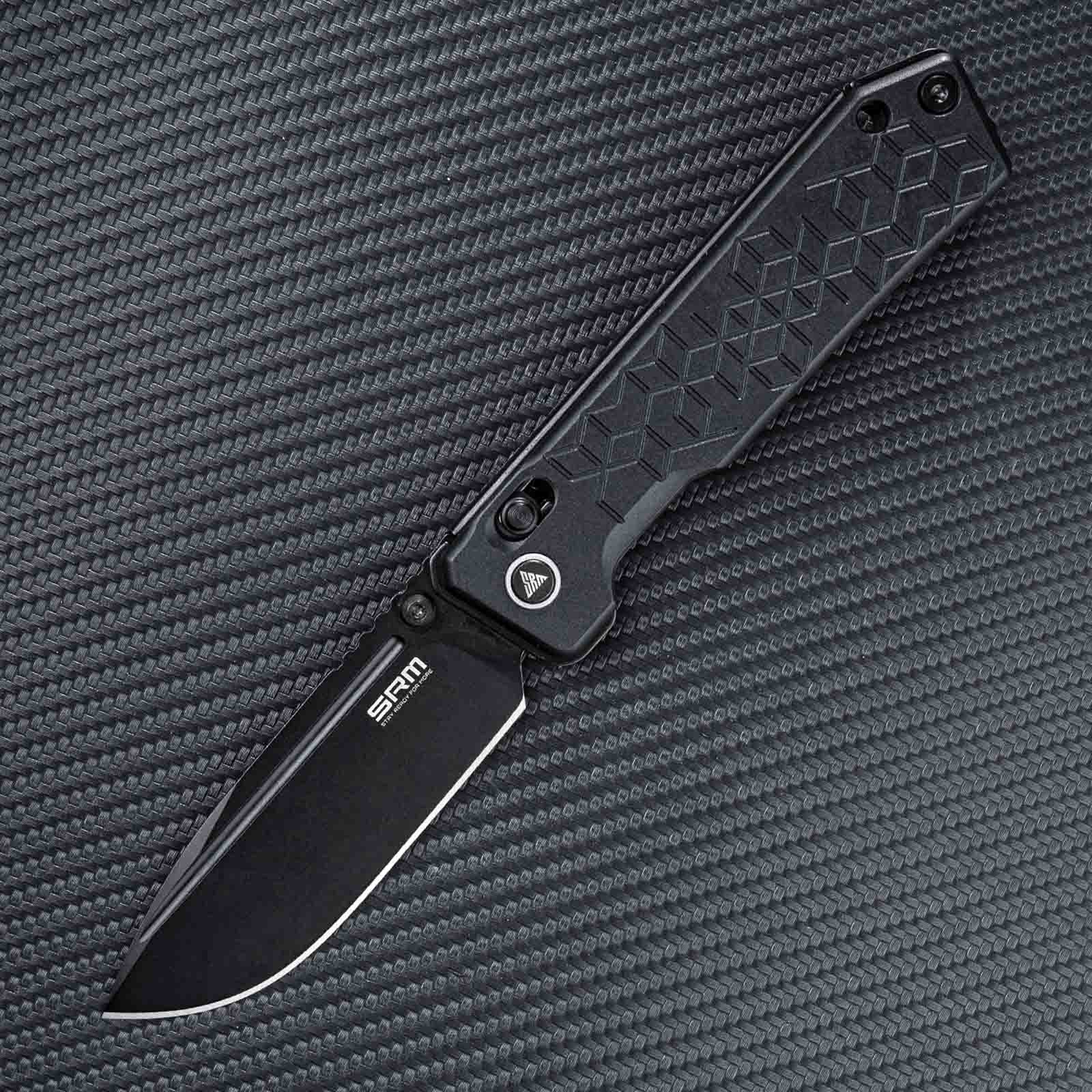 SRM Rubik 7228B-AB (3.43” 14C28N Blade, Aluminum Handle) - Image 4