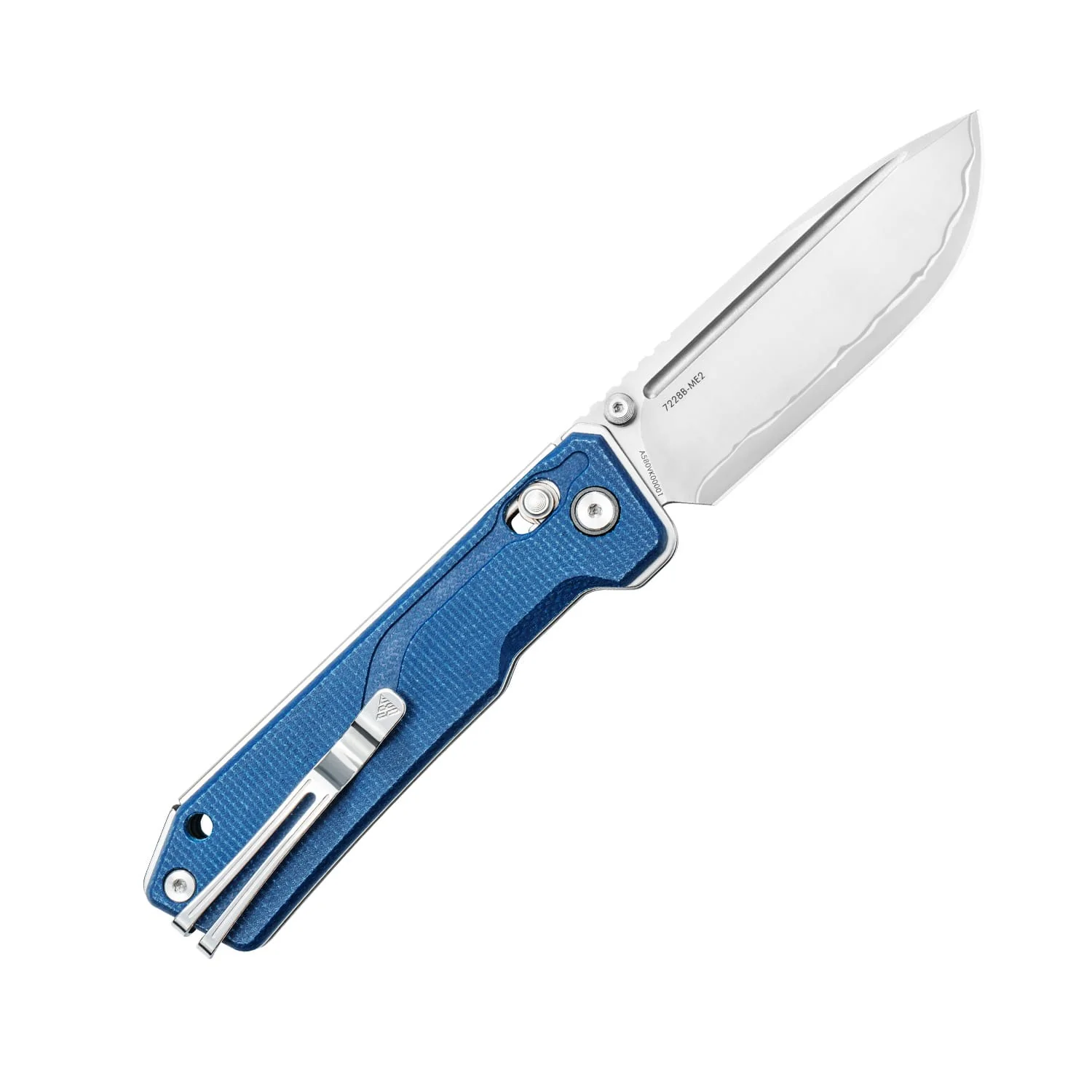 SRM Rubik 7228B-ME2 (3.43” Laminated 140Cr Steel Blade, Micarta Handle) - Image 6