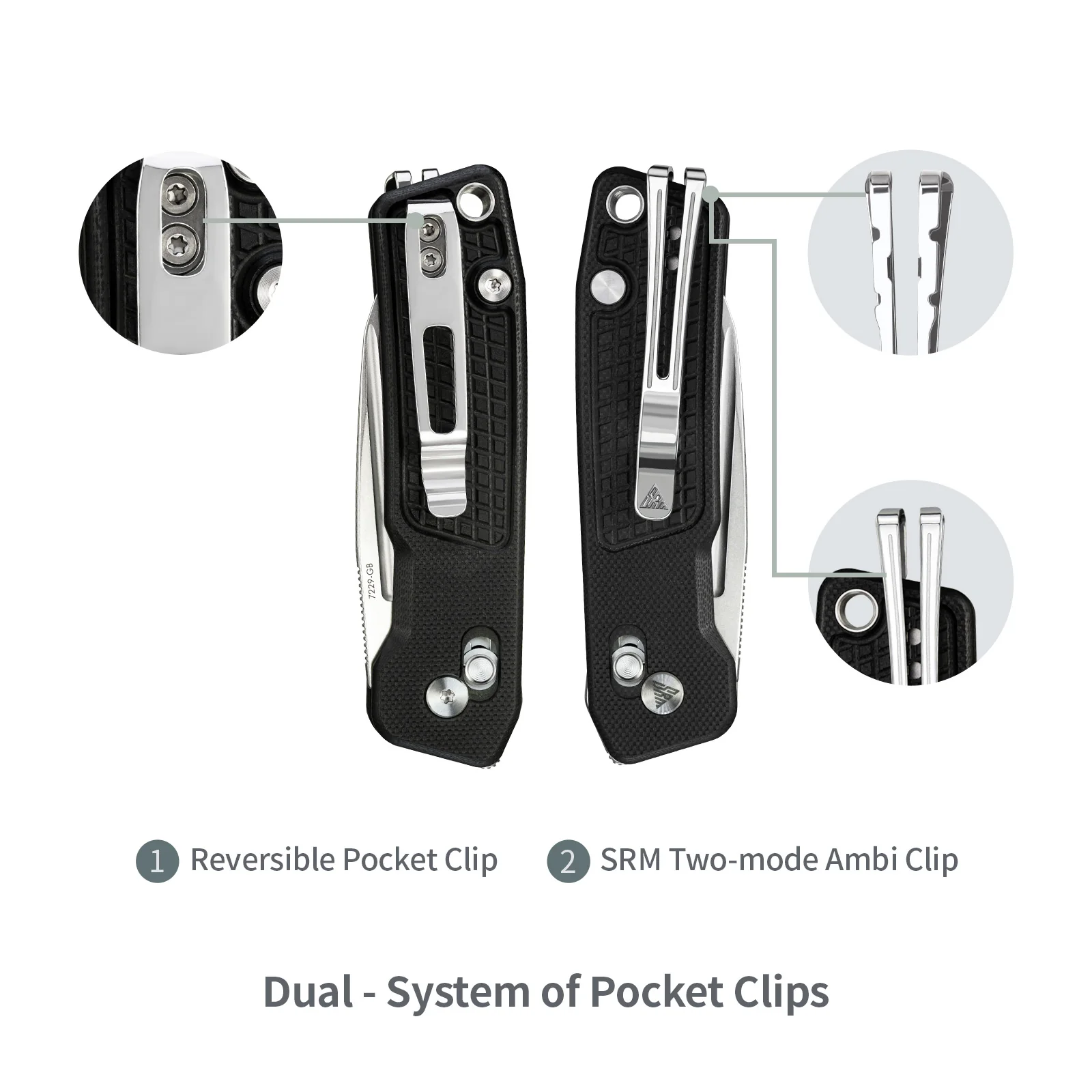 SRM Scout 7229-GB (2.72'' 14C28N Blade, G10 Handle) - Image 4