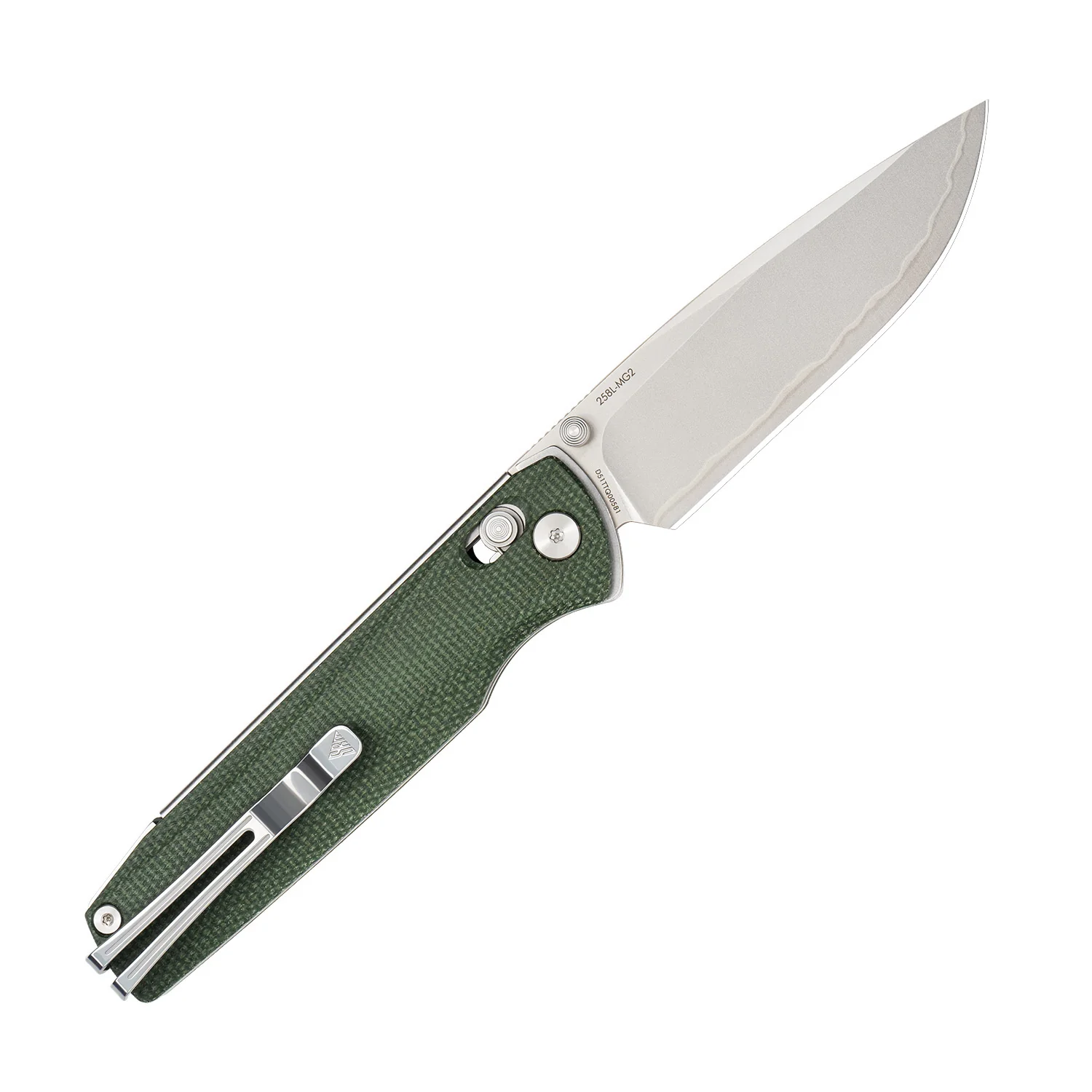SRM Terrier 258L-MG2 (3.65" Laminated 140Cr Blade, Micarta Handle) - Image 15