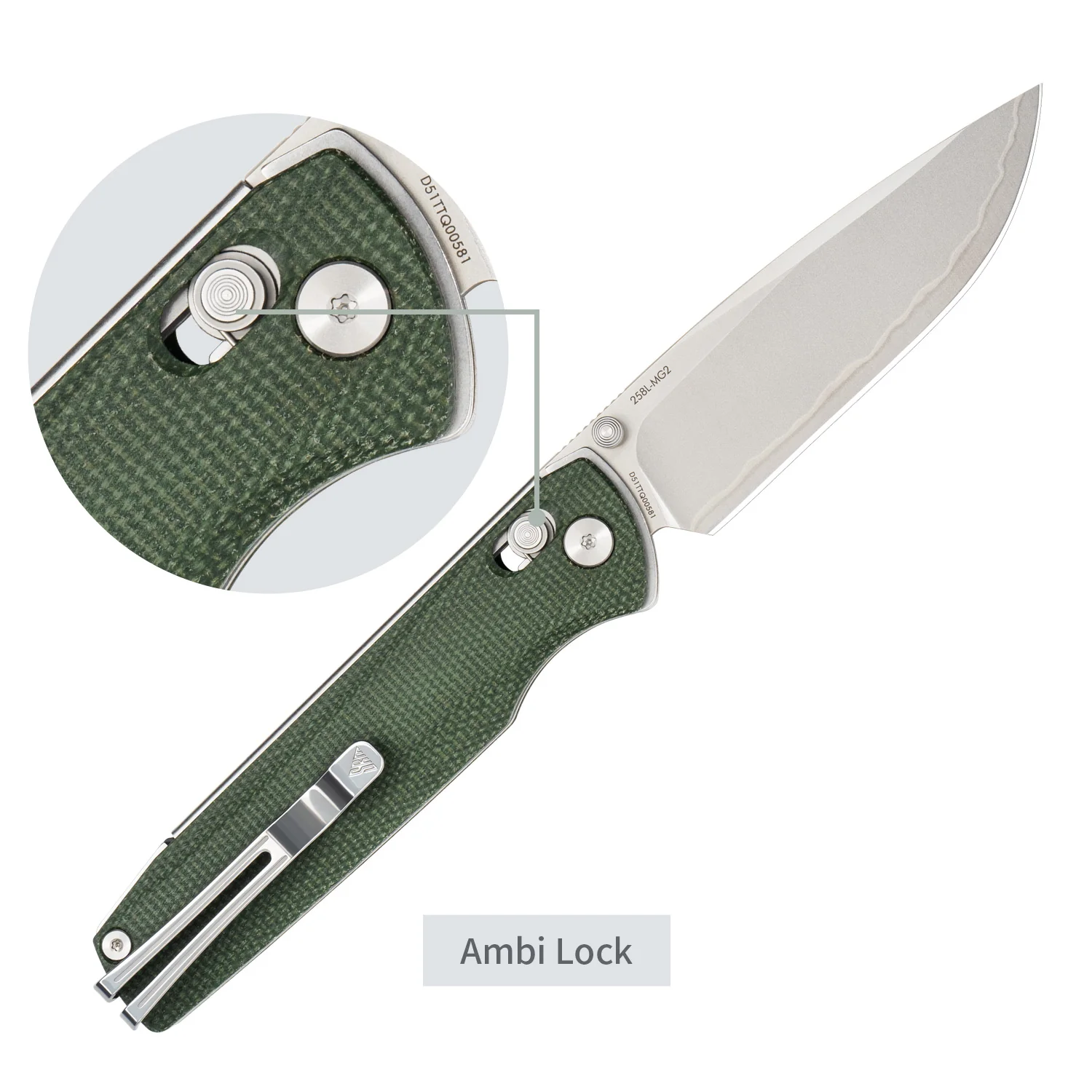 SRM Terrier 258L-MG2 (3.65" Laminated 140Cr Blade, Micarta Handle) - Image 5