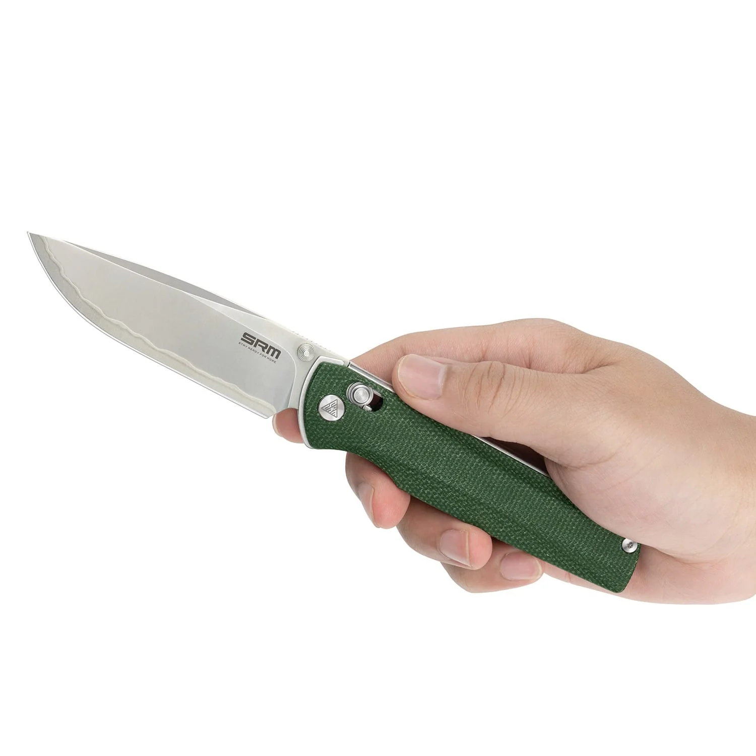 SRM Terrier 258L-MG2 (3.65" Laminated 140Cr Blade, Micarta Handle) - Image 7