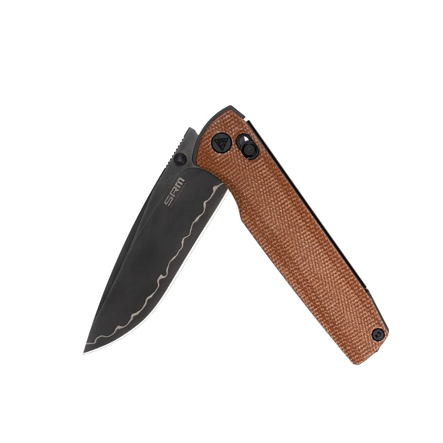 SRM Terrier 258L-MN2 (3.65" Laminated 140Cr Blade, Micarta Handle) - Image 9