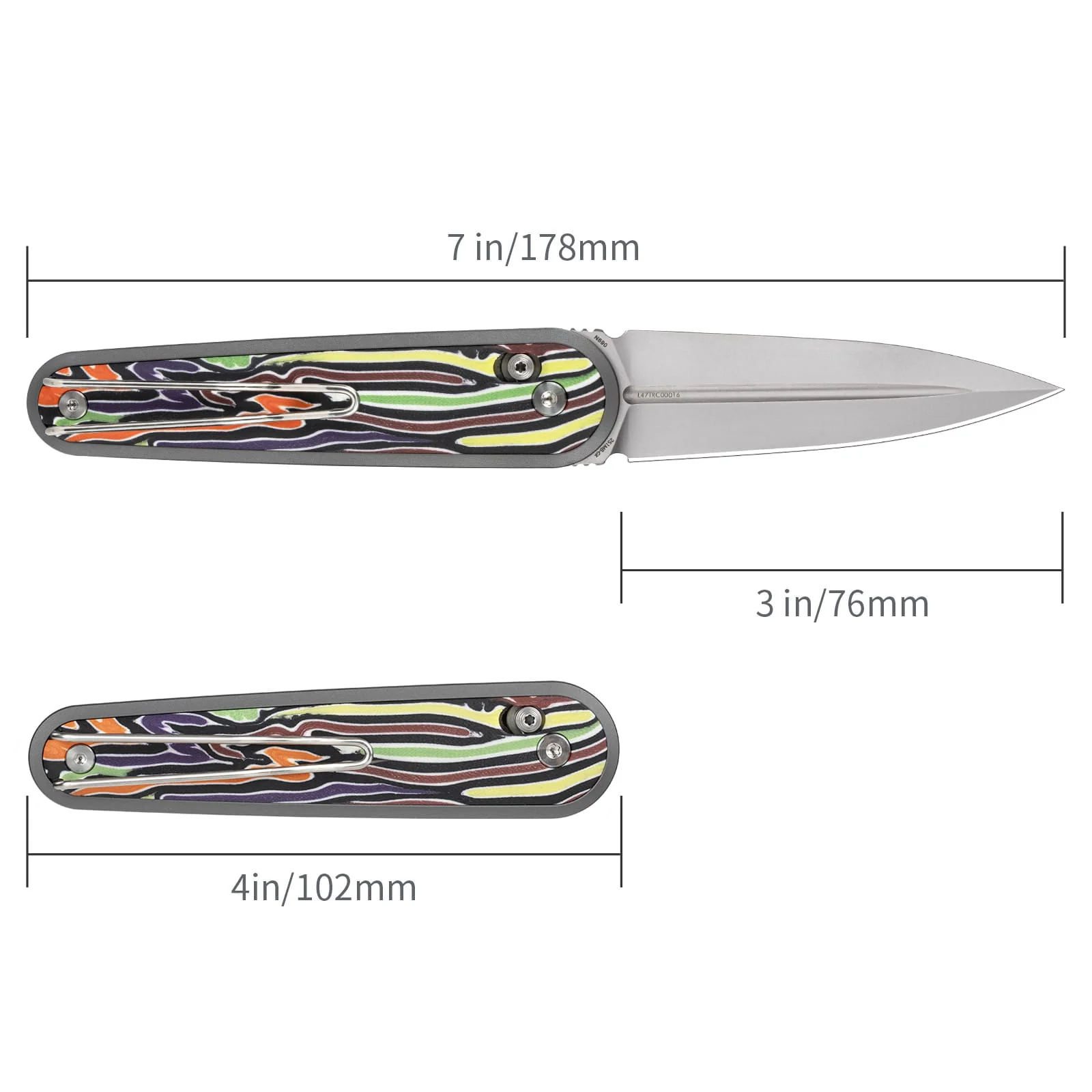 SRM Twin 251MB-GX (2.99" N690 Blade, G10 Handle) - Image 6